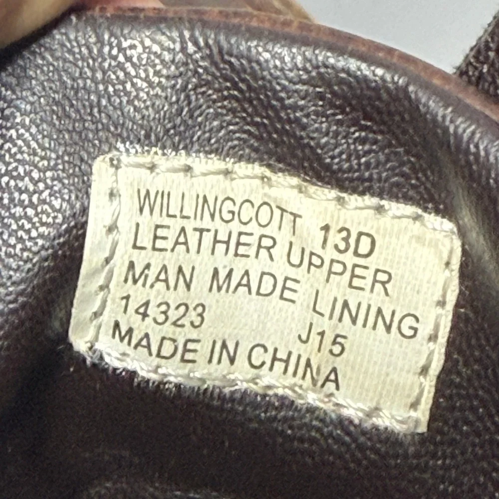 Polo Ralph‎ Lauren Boot Men 13 D Moc Toe Willingcott Brown Leather Rugged Gorp